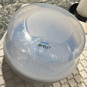 Bottle Microwave Steam Sterilizer - White